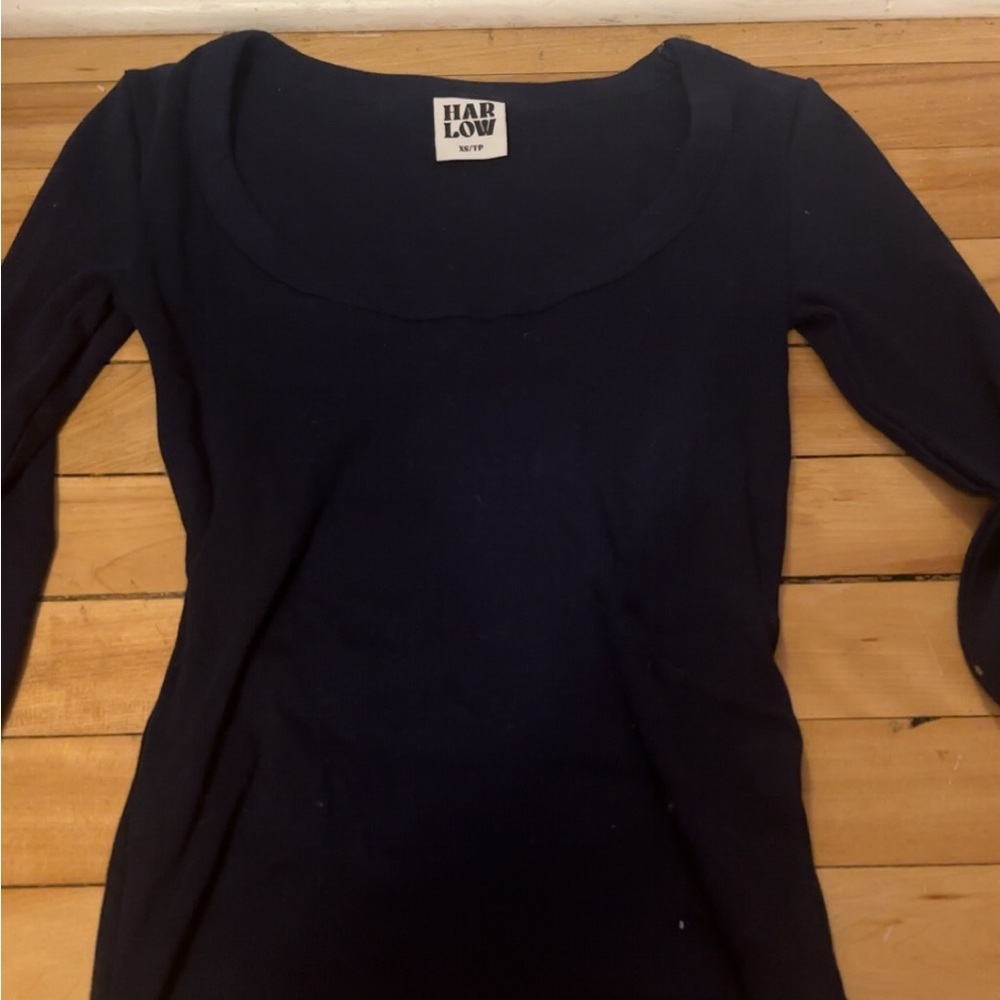 Harlow Midnight Blue Long Sleeve Top